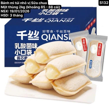 Thùng 2kg Bánh Sữa Chua Mix 9 Vị - Dâu Đào Ông Già Phô Mai Sầu Riêng Kem - Giá 88.800đ