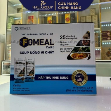 Thùng 30 hộp Fomeal Care 250ml Soup uống vanilla - Dễ hấp thu, giảm giá 1.23tr
