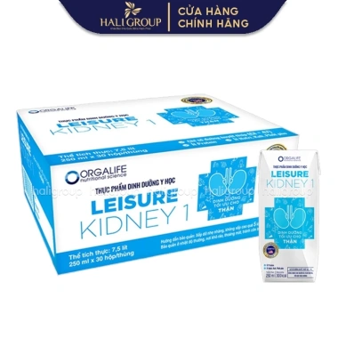 Thùng 30 Hộp Leisure Kidney 1 – Soup Dinh Dưỡng Giảm Protein cho Thận, Giá ưu đãi 1.260.000₫