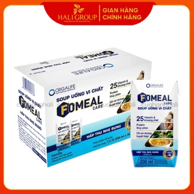 Thùng 36 hộp x 200ml Thực Phẩm Dinh Dưỡng Fomeal Care - Giá ưu đãi 1.278.000₫, hỗ trợ sức khỏe toàn diện