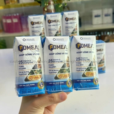 Thùng 36 hộp x 200ml Thực Phẩm Dinh Dưỡng Fomeal Care - Giá ưu đãi 1.278.000₫, hỗ trợ sức khỏe toàn diện