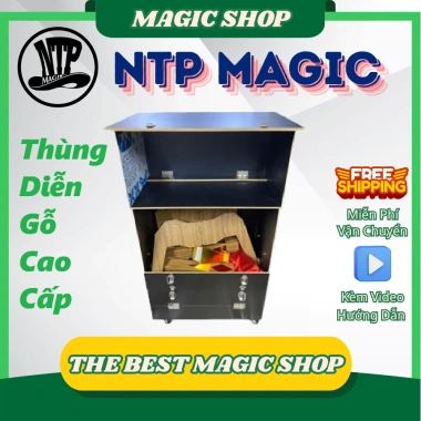 Thùng diễn gỗ đa năng đựng vật liệu ảo thuật, kèm video hướng dẫn - Giá 637.000₫ 2 Thùng diễn gỗ đa năng đựng vật liệu ảo thuật, kèm video hướng dẫn - Giá 637.000₫ 2