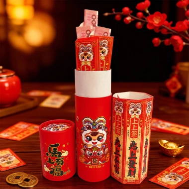 Thùng Phong Bì Xổ Số 2.026 Năm Ngựa Màu Đỏ - May Mắn, Giảm Giá Đặc Biệt 2