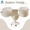 Thùng rác bánh xe, nắp đậy, xô bảo quản cho bếp, tắm, phòng khách - 460.900₫ 3