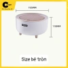 Thùng Rác Giả Vân Gỗ Bắc Âu Nắp Nhấn Tiện Lợi CMART G3.390 Giá Ưu Đãi 62.719 VND 10