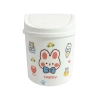 Thùng rác mini hình gấu có nắp kèm hộp đựng bút và đồ cá nhân để bàn, sticker đa màu sắc - 79.900 6
