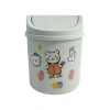 Thùng rác mini hình gấu có nắp kèm hộp đựng bút và đồ cá nhân để bàn, sticker đa màu sắc - 79.900 8