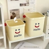 Thùng rác mini nhựa nắp đậy mặt cười dễ thương – Gọn gàng, tiện lợi trên bàn 3