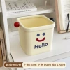 Thùng rác mini nhựa nắp đậy mặt cười dễ thương – Gọn gàng, tiện lợi trên bàn 6