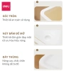 Thùng rác nắp bật nhấn nút PP nguyên sinh, tiết kiệm không gian, kháng khuẩn, giảm mùi - Văn phòng 131k 7