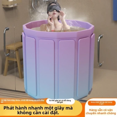 Thùng tắm gấp lớn cho người lớn và trẻ em - Bồn không lắp đặt, giá 359.100₫