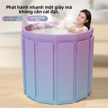 Thùng tắm gấp lớn cho người lớn và trẻ em - Bồn không lắp đặt, giá 359.100₫