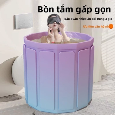 Thùng tắm gấp lớn cho người lớn và trẻ em - Bồn không lắp đặt, giá 359.100₫