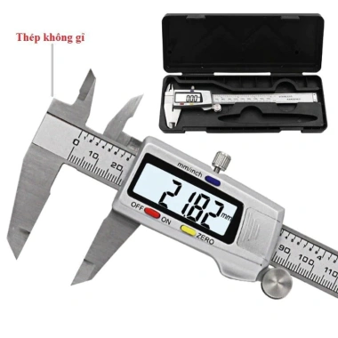 Thước cặp điện tử MONQIQI 150mm hợp kim inox màn hình LCD - Giá chỉ 99.000₫