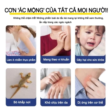 Thuốc Đuổi Tắc Kè & Thằn Lằn Hiệu Quả Ngay - Chiết Xuất Thảo Dược An Toàn, Xịt Phòng & Treo Tường, Giá Ưu Đãi 73,968₫