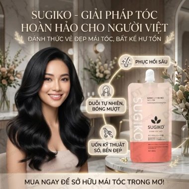 Thuốc Duỗi Tóc SUGIKO 800ml - Duỗi Ép Không Cần Dập, Thẳng Tự Nhiên, Giá 285.000 VND 4
