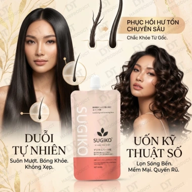 Thuốc Duỗi Tóc SUGIKO 800ml - Duỗi Ép Không Cần Dập, Thẳng Tự Nhiên, Giá 285.000 VND 8