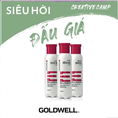 Thuốc nhuộm tóc ELUMEN GOLDWELL 200ml – Không hóa chất, lên màu chuẩn, phục hồi hư tổn, giá chỉ 280k