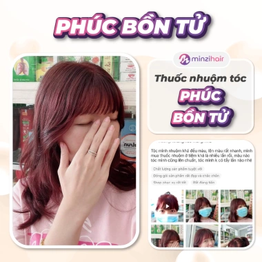 Thuốc nhuộm tóc Màu Phúc Bồn Tử lên từ nền đen không cần tẩy Minzihair 77.000₫ 3 Thuốc nhuộm tóc Màu Phúc Bồn Tử lên từ nền đen không cần tẩy Minzihair 77.000₫ 3