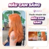 Thuốc nhuộm tóc Nâu Cam Sáng Minzihair - Lên từ nền nâu sáng, không tẩy, 77.000₫ 5