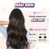 Thuốc nhuộm tóc Nâu Đen Minzihair Phủ bạc hạ nền lên từ nền tự nhiên không tẩy giá 77.000đ