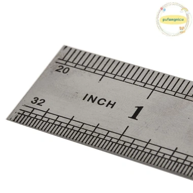 Thước thẳng kim loại Pufangnice 15-30cm thép không gỉ đo hai mặt VN, chính xác cao 7 Thước thẳng kim loại Pufangnice 15-30cm thép không gỉ đo hai mặt VN, chính xác cao 7