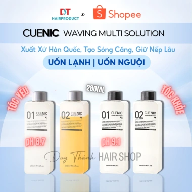 Thuốc Uốn Lạnh CUENIC 280ml x2 Hàn Quốc - Tạo Sóng Căng, Giữ Nếp Lâu, Giá 370.000 VND