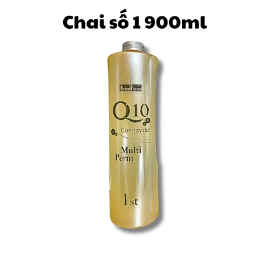 Thuốc uốn lạnh Q10 chính hãng 500ml/900ml - Gel căng sóng tóc, mùi nhẹ, giảm giá 120k