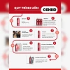 Thuốc Uốn Phục Hồi Tóc CEHKO 1.000ml - Tạo Sóng Xoăn, Dưỡng Sâu Gel, 890.000 VND 4
