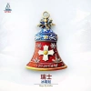 Thụy Sĩ Chuông Đỏ Bông Tuyết Nhỏ - Miếng Dán 3D Chữ Thập cho Tủ Lạnh, Nhãn Dán Quà Tặng Du Lịch, Giá Ưu Đãi 211,200₫ 2