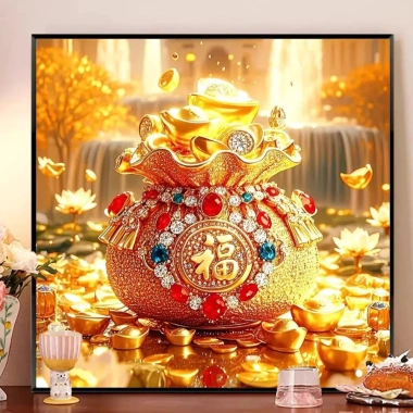 Tiền May Mắn Cross Stitch 2.026 – Cách Mới Thêu Chỉ Thỏi, Túi May Mắn Quà Tặng