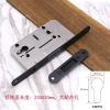 Tiêu Chuẩn Châu Âu 5.572 Khóa Thân Thép Không Gỉ Vuông Lưỡi S0M2 cho Phòng Ngủ 9