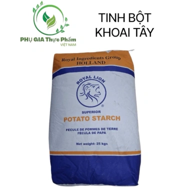 Tinh Bột củ khoai tây Bao 25Kg 2 Tinh Bột củ khoai tây Bao 25Kg 2