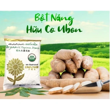Tinh bột năng hữu cơ Thái Lan 400gr XanhSam – Giá 86.250₫, dinh dưỡng tự nhiên 3
