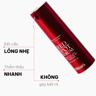Tinh chất 17Hours Red Spot serum Aczero 4‑Terpeneol + Tea Tree Oil, làm dịu da, giảm vết đỏ 30ml - 435.500₫