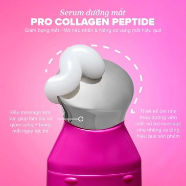 Tinh chất dưỡng mắt Paula's Choice Pro‑Collagen Peptide giảm nếp nhăn, firming eye serum 5ml - 467.000₫ 3 Tinh chất dưỡng mắt Paula's Choice Pro‑Collagen Peptide giảm nếp nhăn, firming eye serum 5ml - 467.000₫ 3