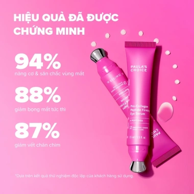 Tinh chất dưỡng mắt Paula's Choice Pro‑Collagen Peptide giảm nếp nhăn, firming eye serum 5ml - 467.000₫