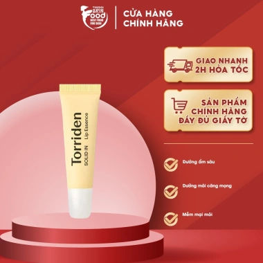 Tinh Chất Dưỡng Môi Căng Mọng Torriden Solid-In Lip Essence 11ml Cấp Ẩm Giá ưu đãi 140.000₫