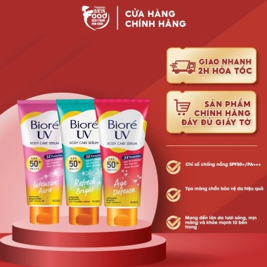 Tinh Chất Dưỡng Thể Bioré UV 50ml - Chống Nắng, Kháng Bụi, 86.000đ