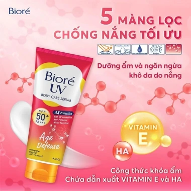 Tinh Chất Dưỡng Thể Bioré UV 50ml - Chống Nắng, Kháng Bụi, 86.000đ