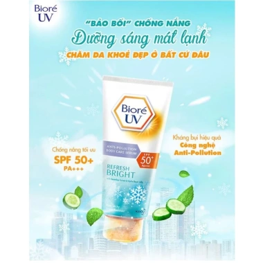 Tinh Chất Dưỡng Thể Bioré UV Anti-Pollution 150ml - Chống Nắng, Kháng Bụi, Dưỡng ẩm sâu, Giá 161.950₫ 4