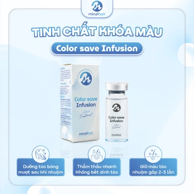 Tinh Chất Khóa Màu COLOR SAVE Infusion Minzihair - 59k, Bảo Vệ & Dưỡng Màu Tóc
