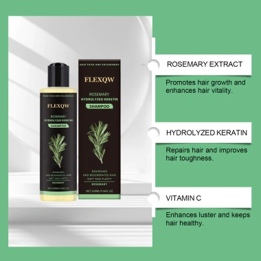 Tinh chất thảo dược FLEXQW và Dầu gội Fluffy trị rụng tóc 268g - Dưỡng sâu, giảm gãy, giá 142k 2
