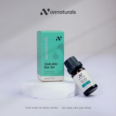 Tinh dầu nguyên chất Bạc Hà 10ml AN Naturals cao cấp, giảm giá 219.000₫