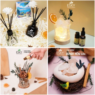 Tinh Dầu Thiên Nhiên ESKY Aroma Garden Quà Tết Cao Cấp, Quà Tặng Đối Tác 319.000 VNĐ