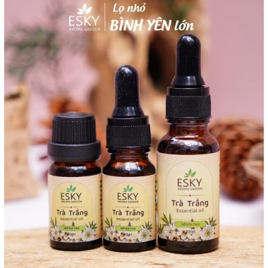 Tinh Dầu Trà Trắng ESKY AROMA GARDEN 10ml-20ml – Thư Giãn, Ngủ Ngon, Khử Mùi, Đuổi Muỗi 148.000₫ 2