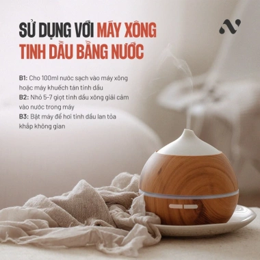Tinh dầu xông giải cảm AN Naturals 10ml - Giảm cảm lạnh, cảm cúm, ngạt mũi, đau họng, giá 219.000đ 4