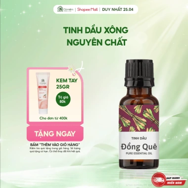 Tinh Dầu Xông Nguyên Chất Cỏ Mềm 20ml - Thơm Tự Nhiên, Giá Giảm 207.000