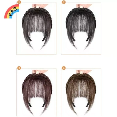 Tóc giả Air Bangs tự nhiên vô hình Dụng cụ làm đẹp trán, giảm giá chỉ 45.400₫ 3