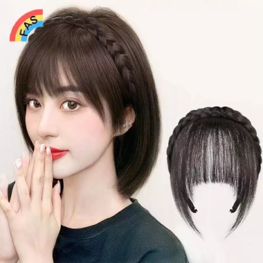 Tóc giả Air Bangs tự nhiên vô hình Dụng cụ làm đẹp trán, giảm giá chỉ 45.400₫ 4